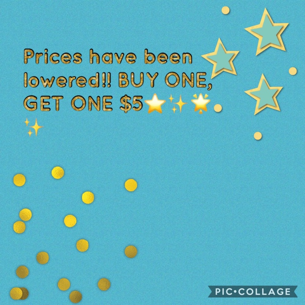 CLOSET SALE!!! Buy one, get one $5